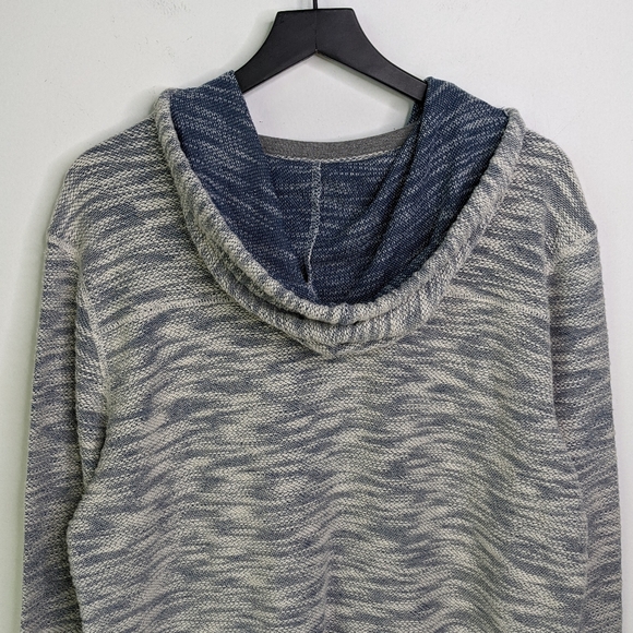 Union SEA//WA Heathered Blue & Grey Hood Pullover - Picture 9 of 14